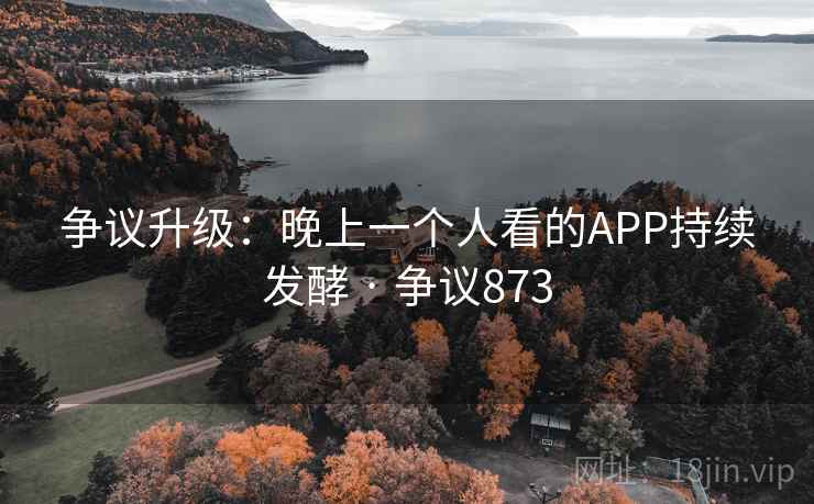 争议升级：晚上一个人看的APP持续发酵 · 争议873