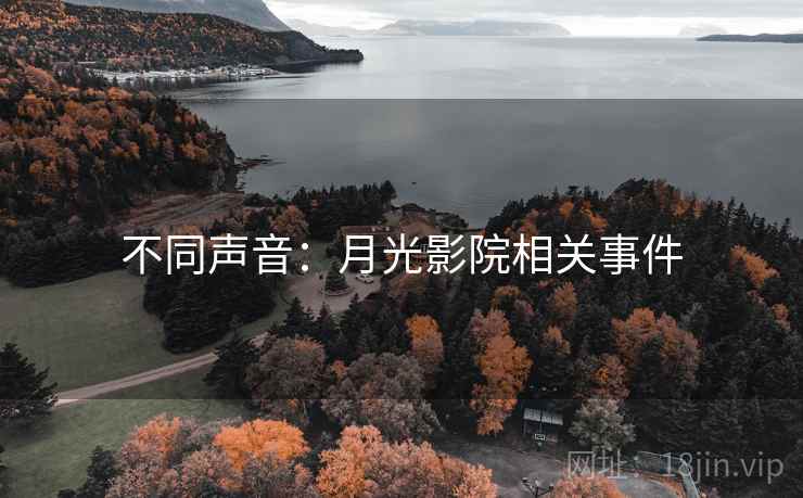 不同声音:月光影院相关事件