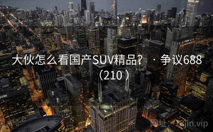 大伙怎么看国产SUV精品? · 争议688(210 )